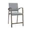Lesro Newport Hip Chair Metal Frame, Bronze, RS Fog Upholstery NP1161 - alternate 1